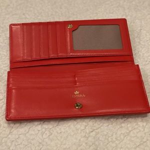 J. Estina long wallet. Never used.